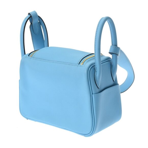 HERMES Lindy Mini Celeste bag - Picture 2 of 12